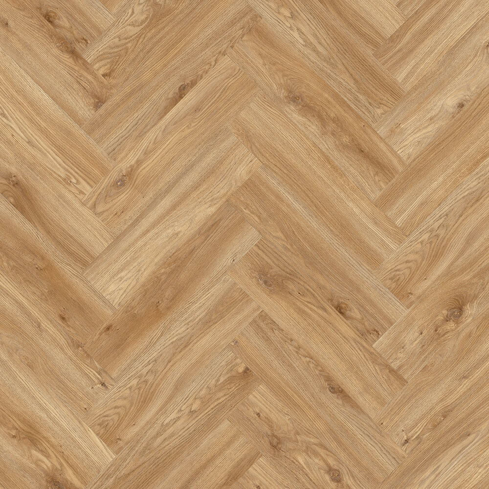 Moduleo - luxury vinyl flooring - Top shot of a herringbone floor- herringbone wood flooring - light colour